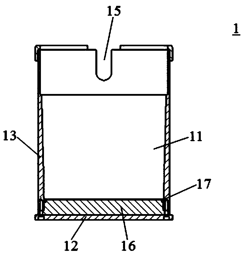 A kind of thermite welding crucible forming mold