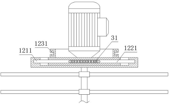 A drug mixing device with classification and isolation components and its mixing method