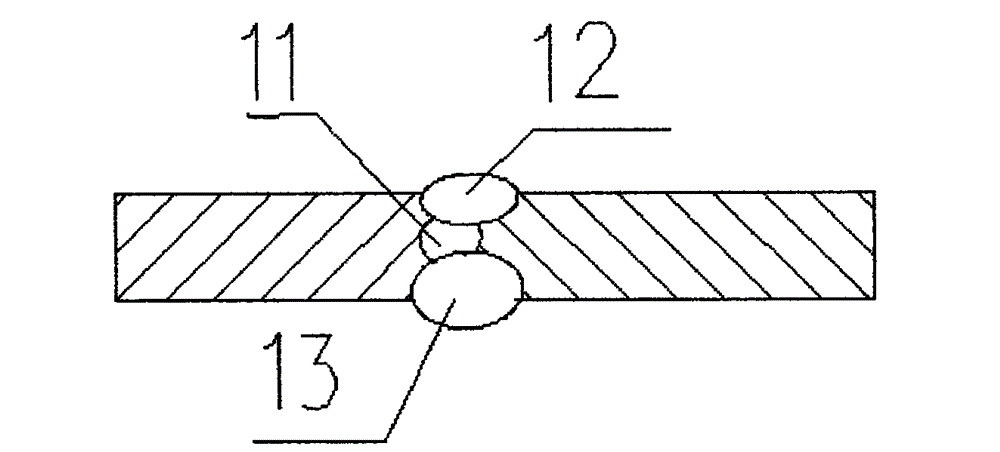 Manufacturing process for three girders of subway