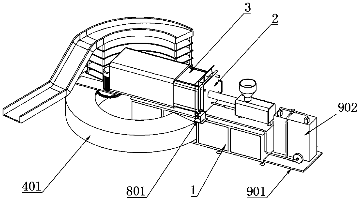 A high-efficiency and environmentally friendly plastic injection molding machine