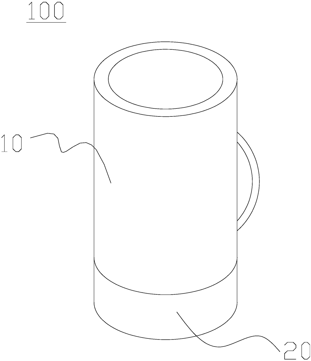 Elastic material and low-noise electric-heating kettle