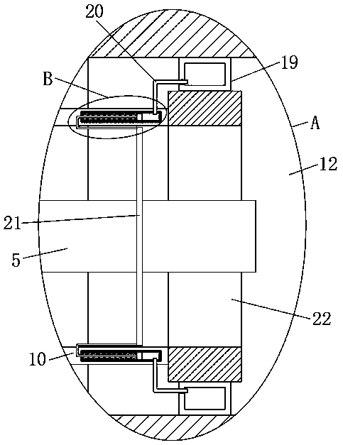 Reciprocating type polishing device for stainless steel pipe machining and method