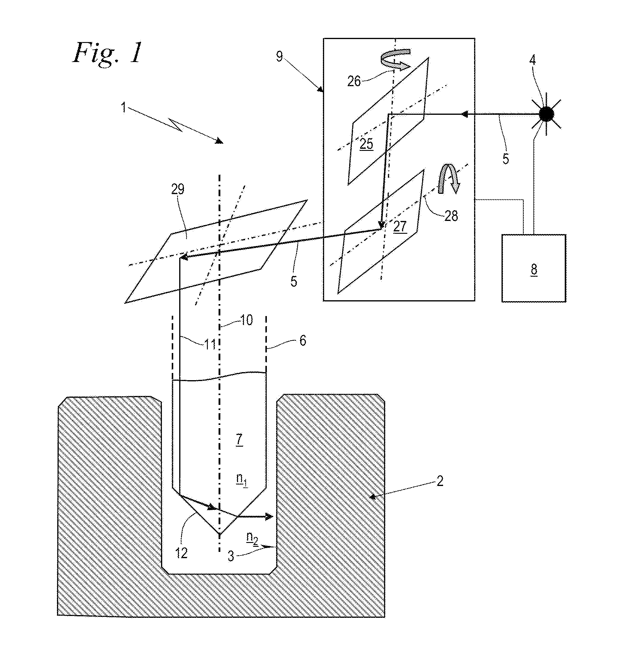 Laser system and method for the treatment of body tissue