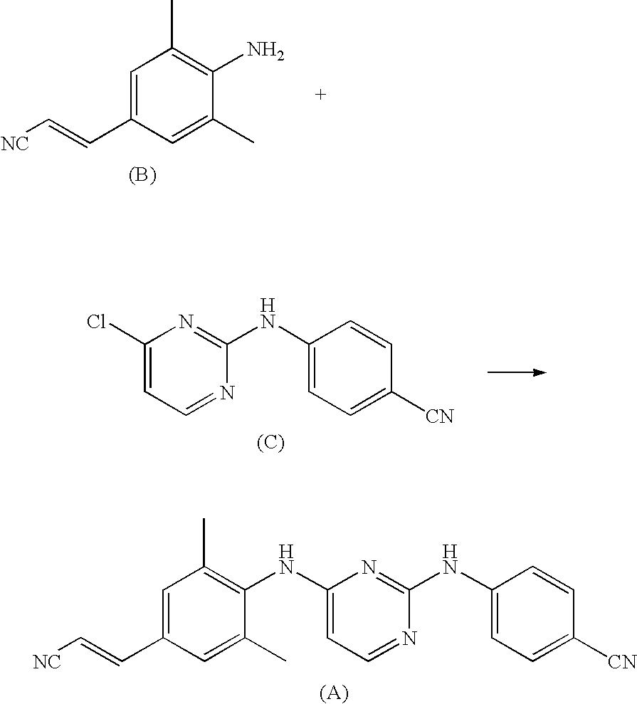 Process for Preparing 4-[(1,6-Dihydro-6-Oxo-2-Pyrimidinyl)Amino]Benzonitrile