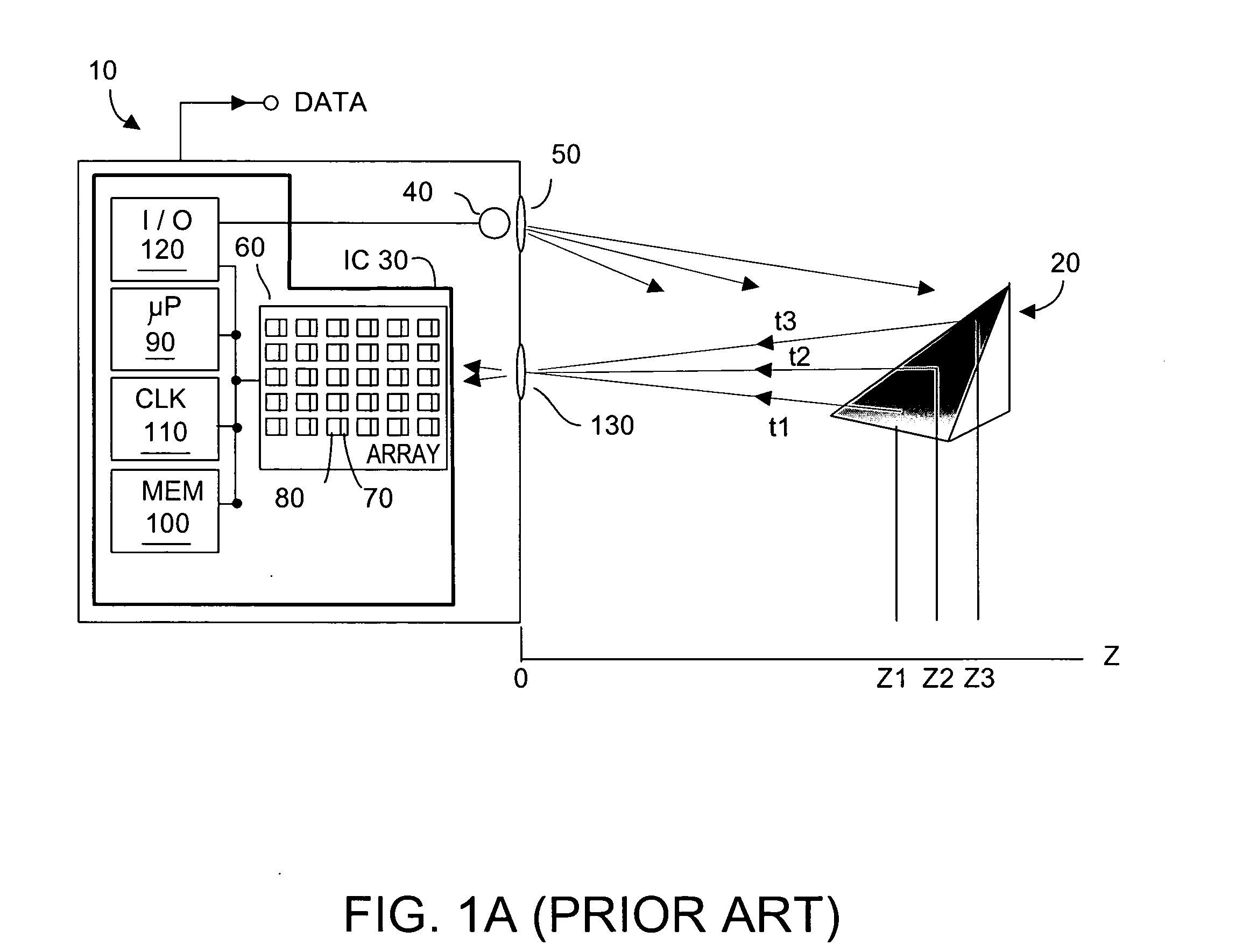 Method and system to enhance differential dynamic range and signal/noise in CMOS range finding systems using differential sensors