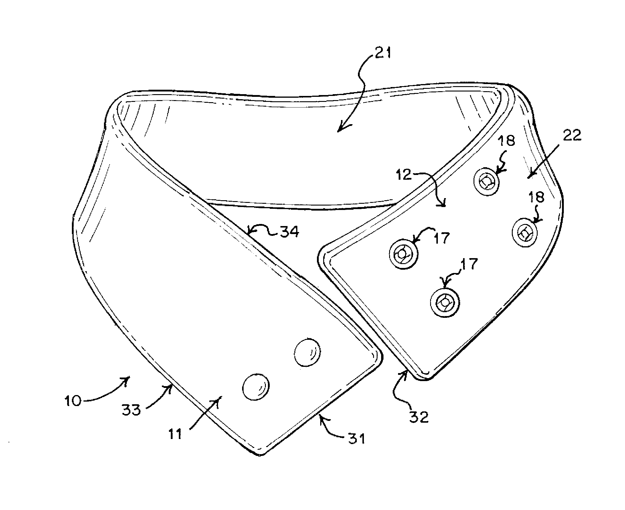Cough suppressant garment and system and method for suppressing coughing