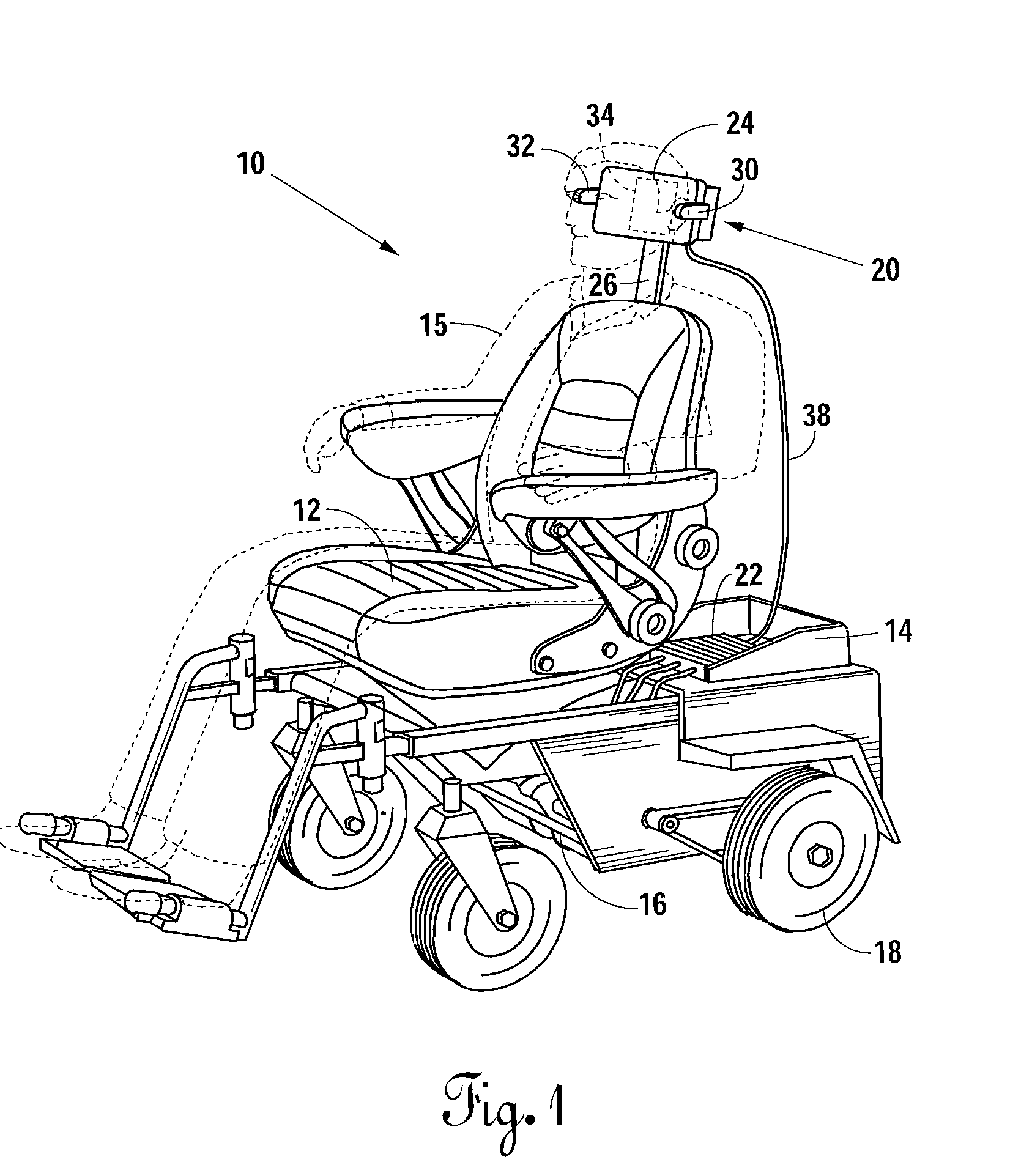 Method and apparatus for electronically controlling a motorized device
