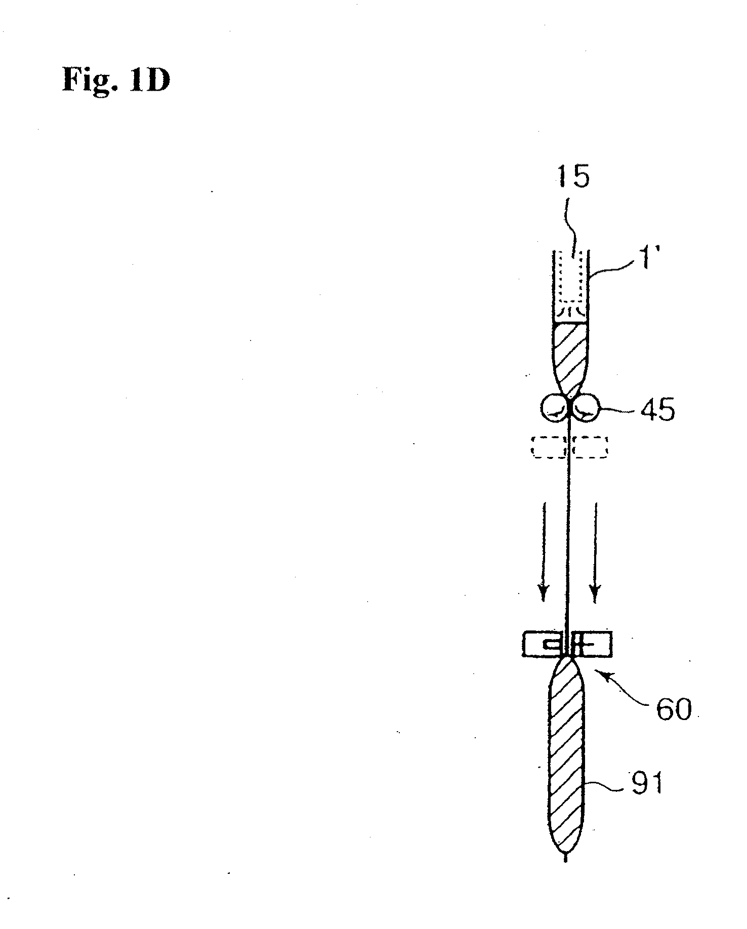 Vertical filling-packaging machine