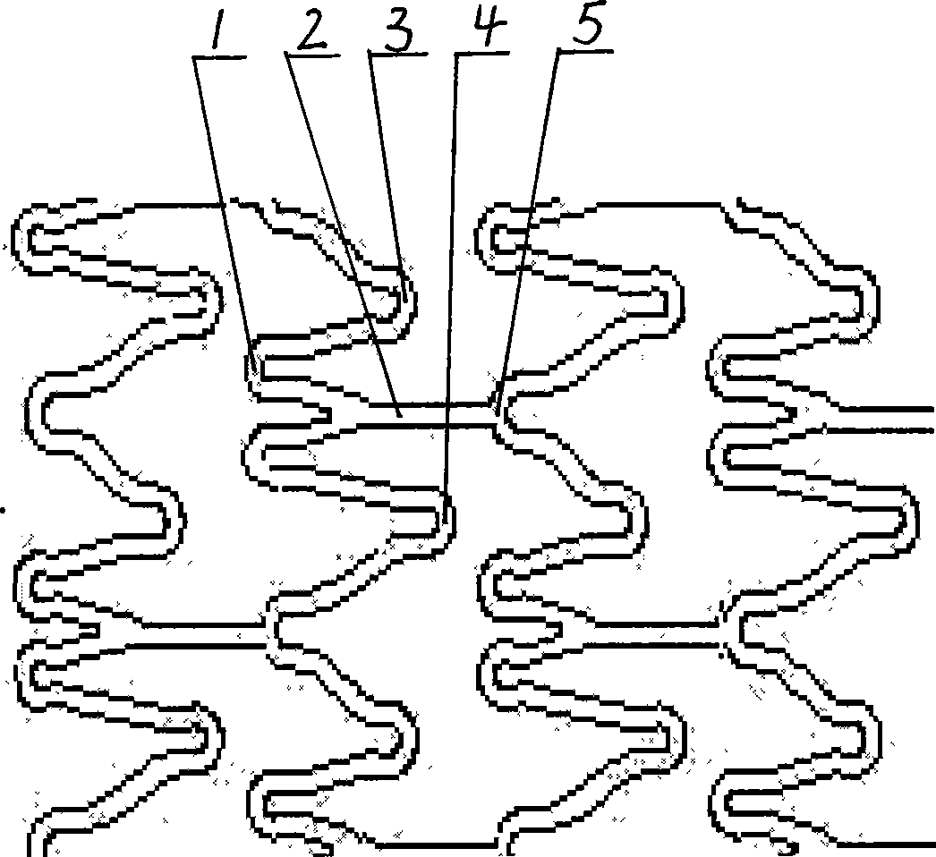 Double top-cover coronary bracket