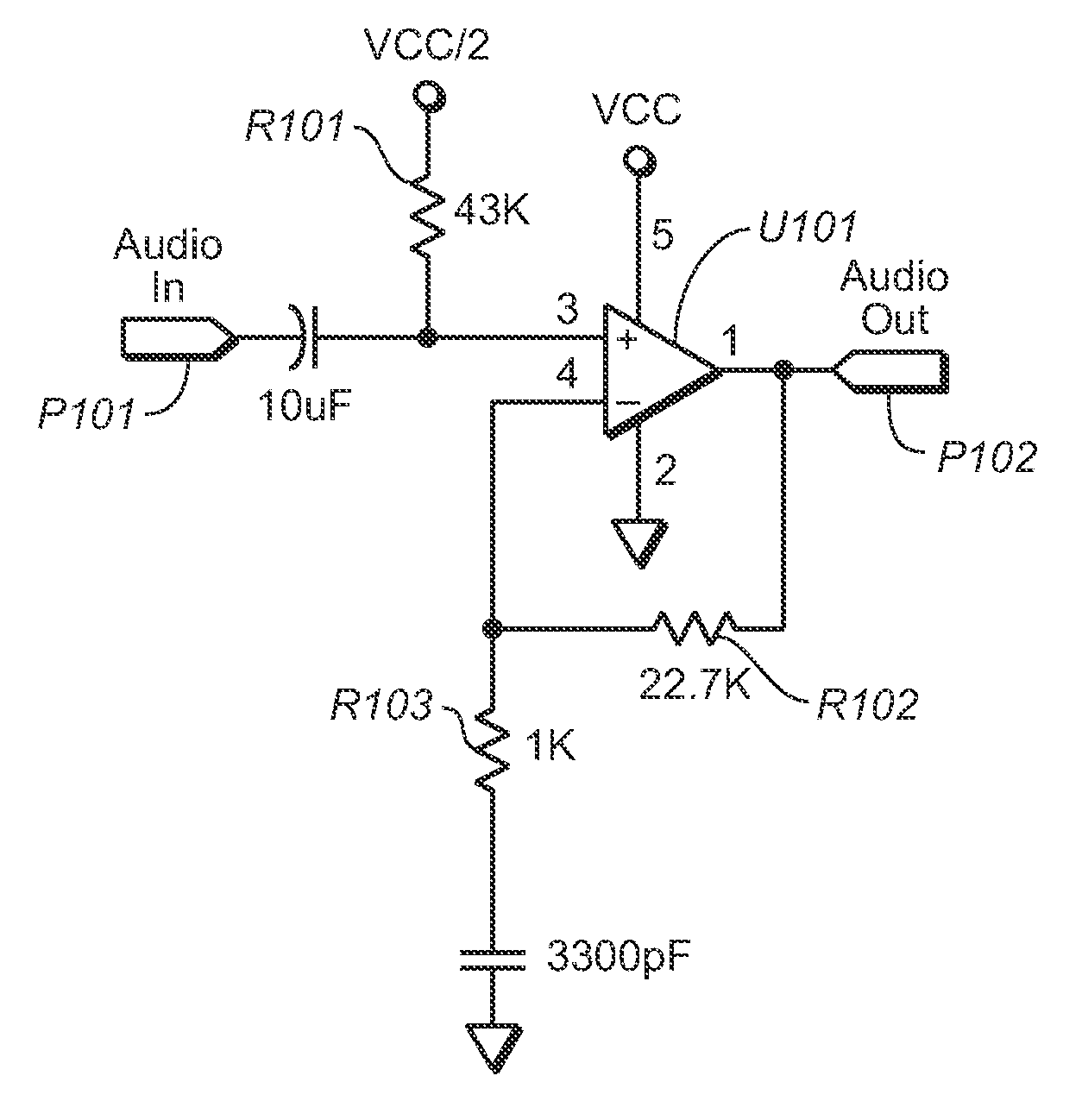 Amplitude equalizer for FM transmitters