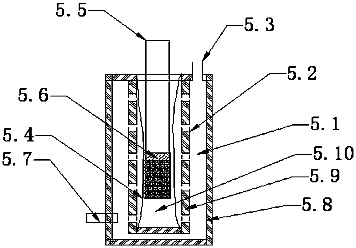 Cigarette filter color fastness detecting device based on hot air temperature control