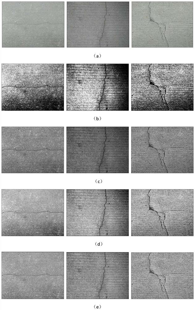 A Noise Reduction Enhancement and Crack Feature Extraction Method for Cement Grooved Pavement Image