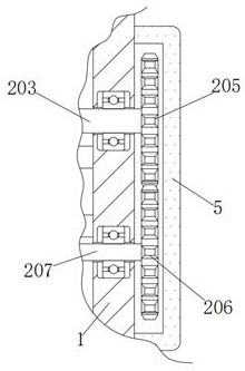 Wet magnetic separation device for steel slag recovery