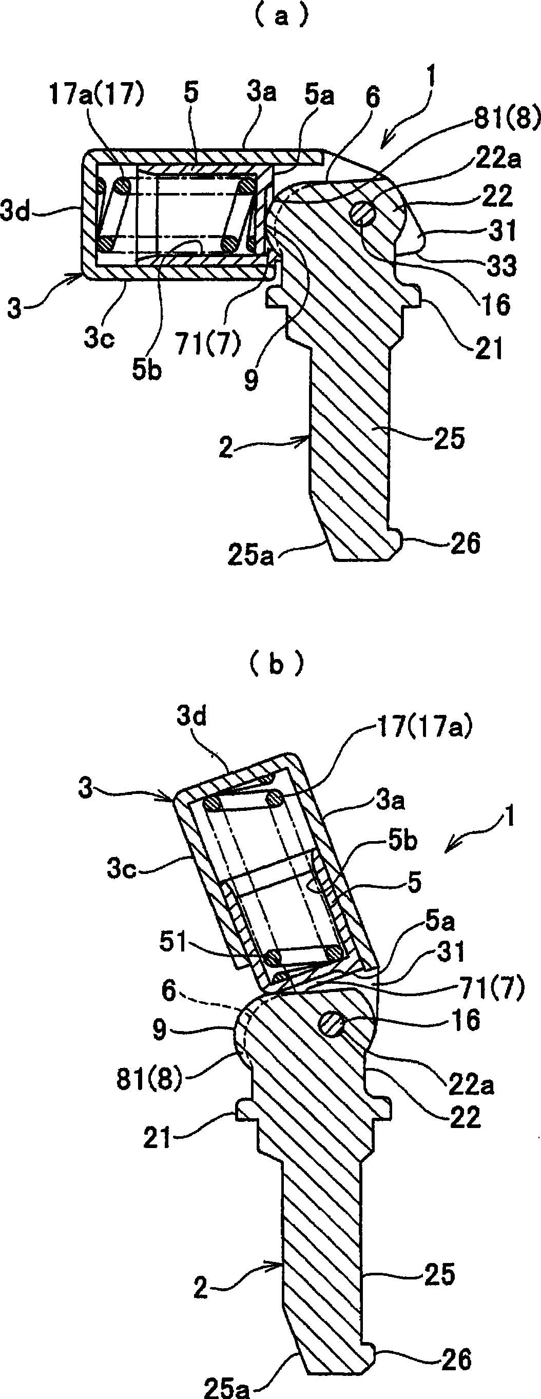 Device for opening and closing manuscript crimping plate and office apparatus equipped therewith