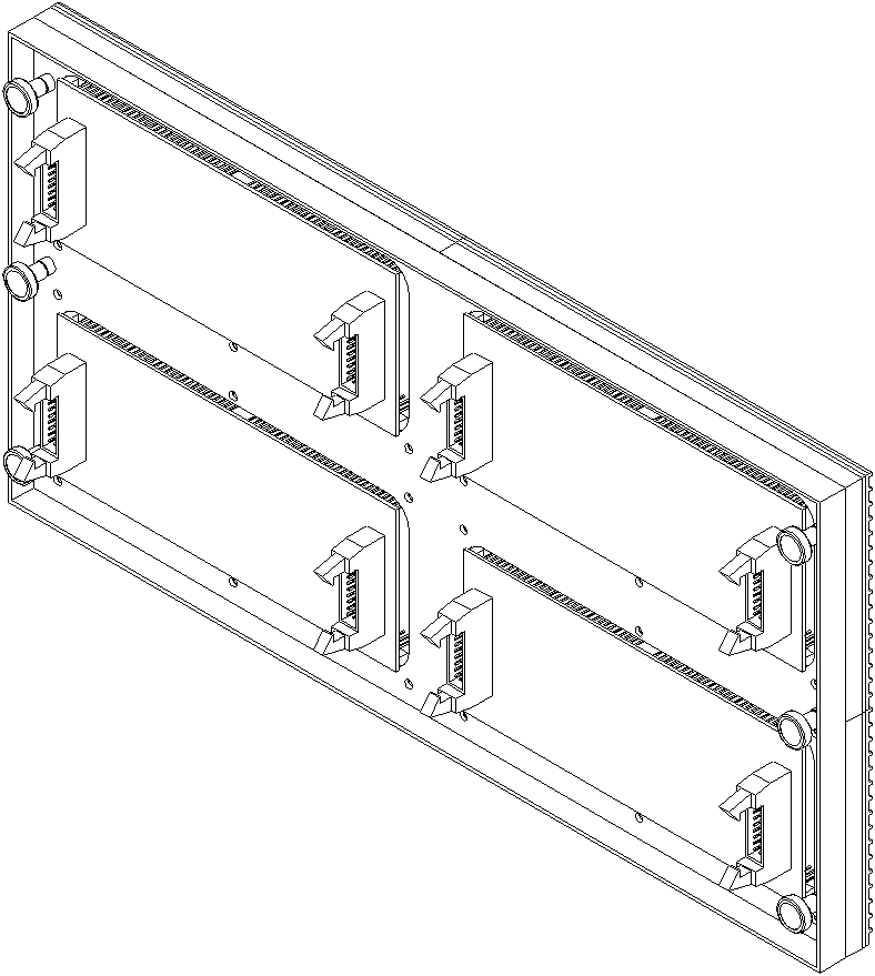 Pressing fastener and LED (light-emitting diode) display screen connected by utilizing same