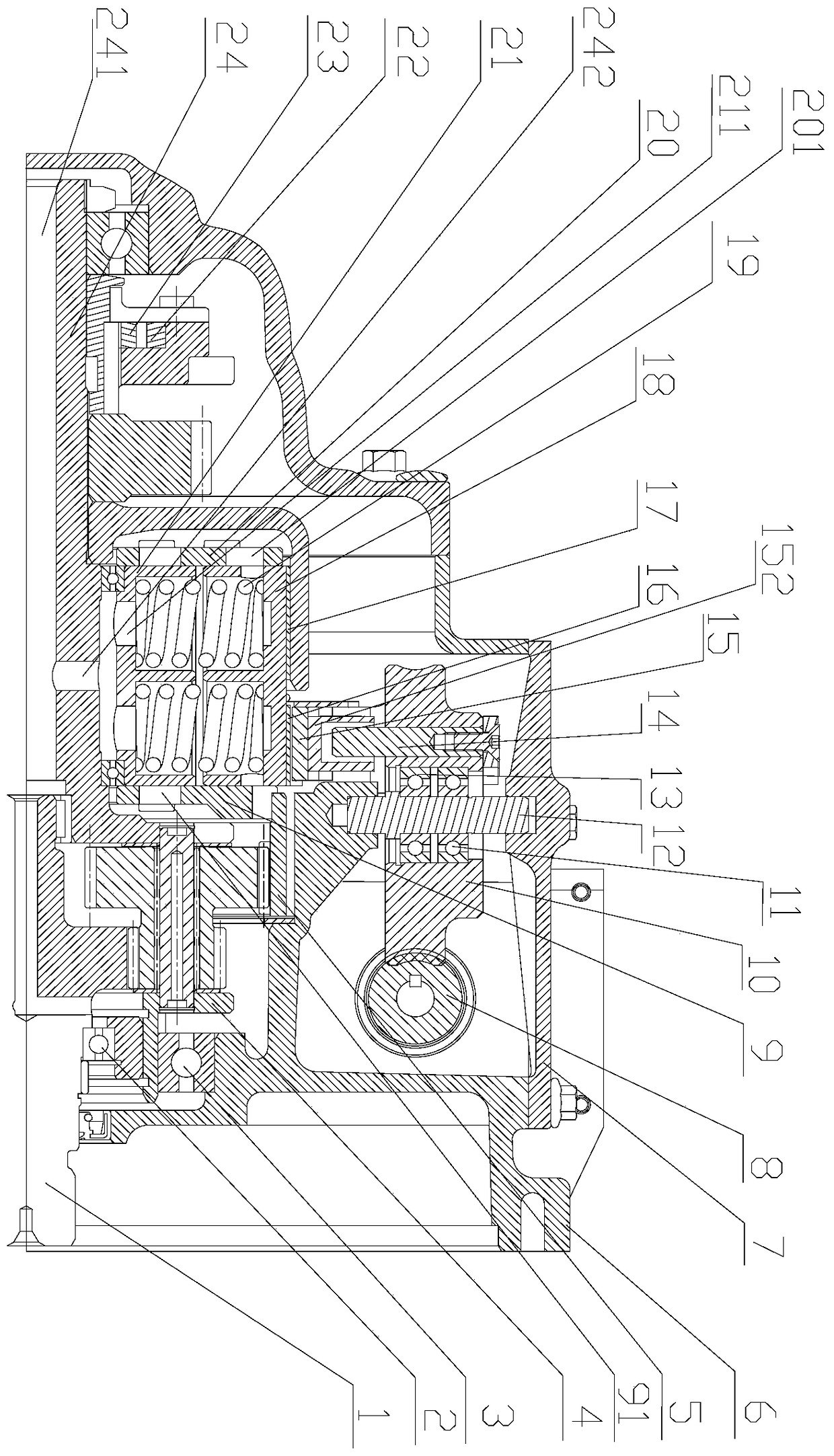 Transmission mechanism of two-speed automatic transmission