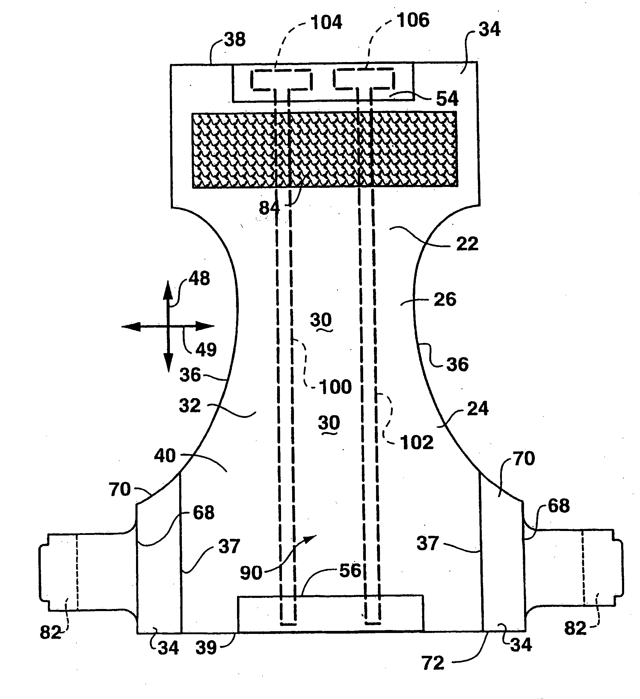 Garments with easy-to-use signaling device