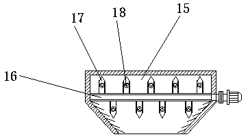 Dust conveying device for metallurgical machinery