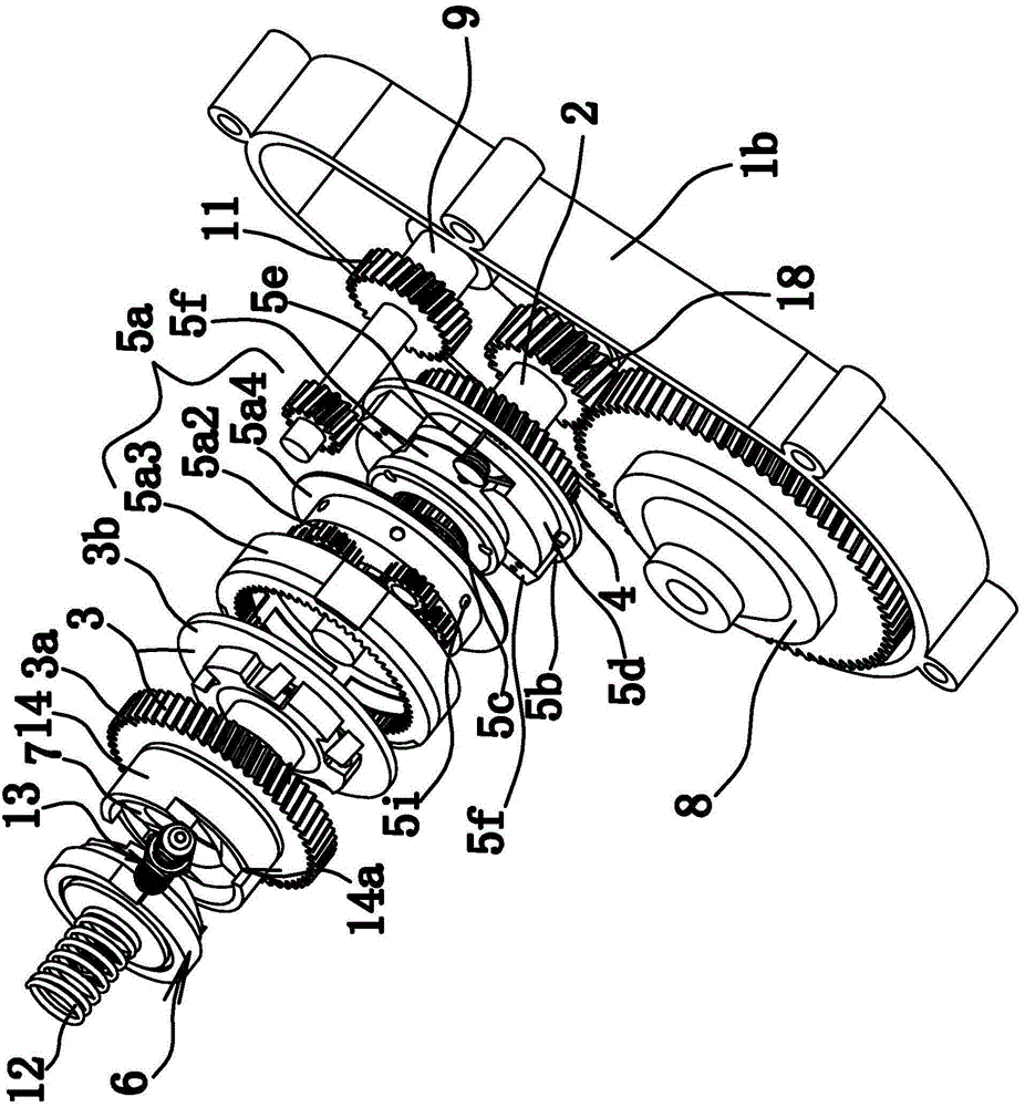 Bidirectional automatic variable-speed motor transmission device