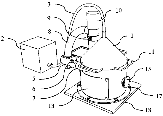 Radioactive decontamination efficiency test method