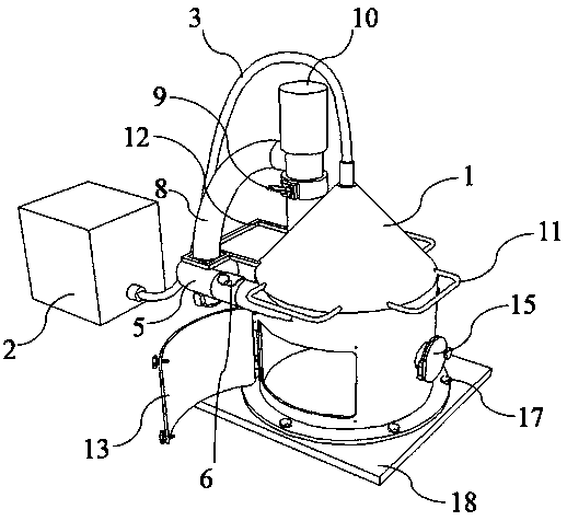 Radioactive decontamination efficiency test method