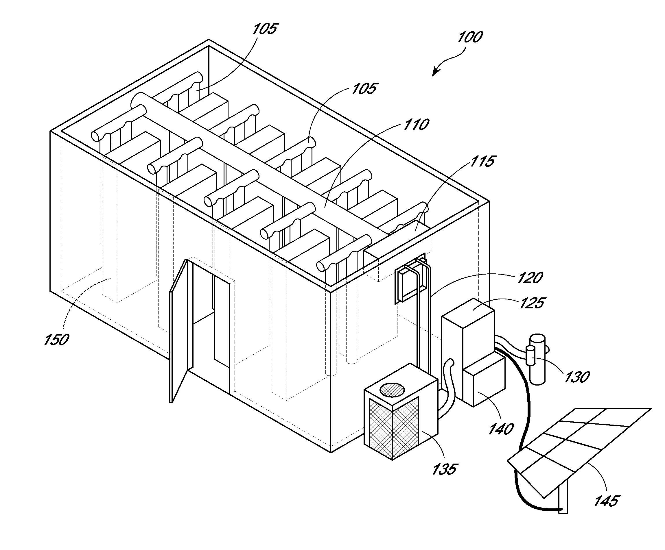 Photovoltaic power source for electromechanical system