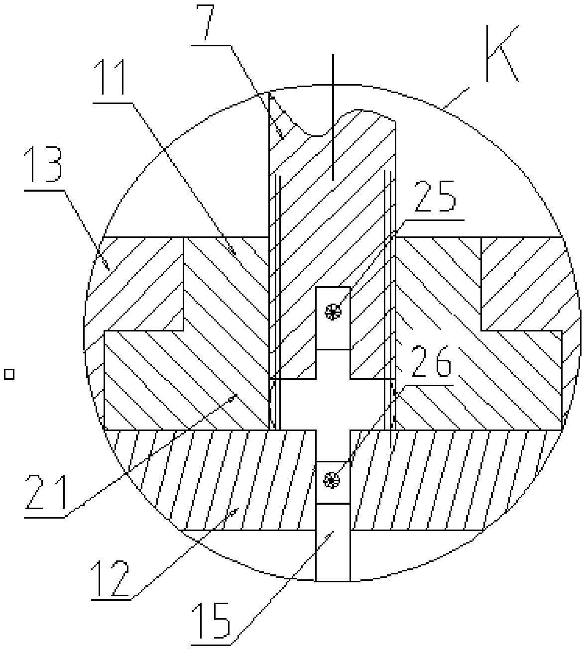 Pulse current assisted hollow splitting micro-forming die and method for titanium alloy micro-gear