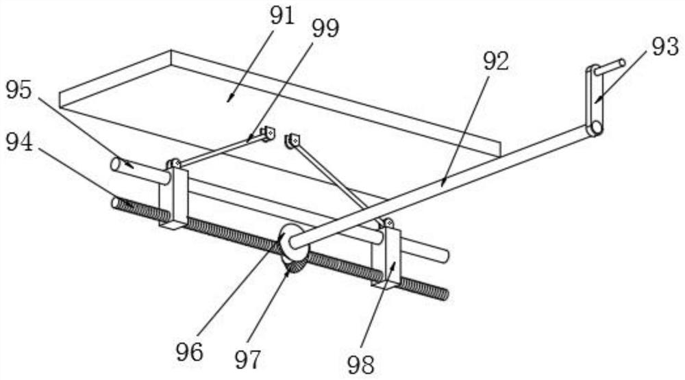 Injection molding mold for automobile lower guard plate bracket