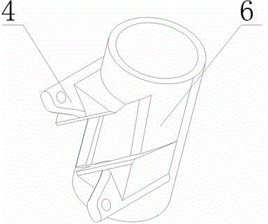 Inclined strut buckle and sliding sleeve thereof for steel pipe scaffold