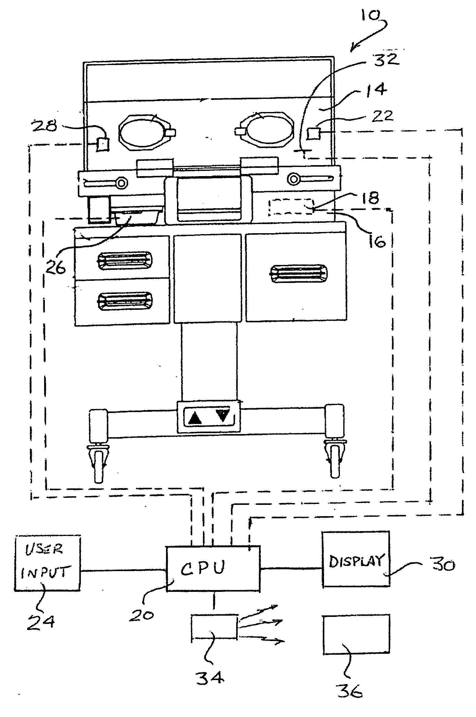 Humidification control system for infant care apparatus