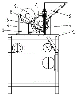 A kind of step grinder for pen making