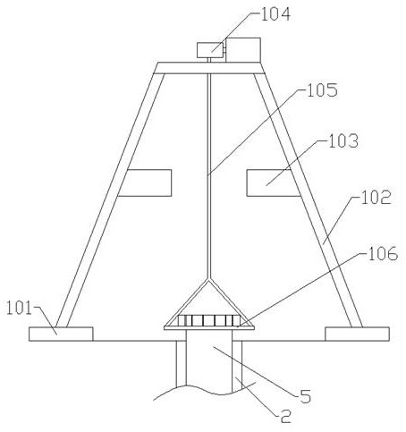 Buried pipe combined segmental efficiency heat exchange device