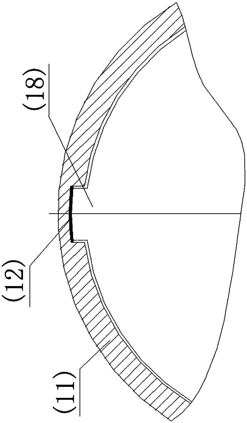 Magnetic speed reducer for vehicle braking installed on driving shaft