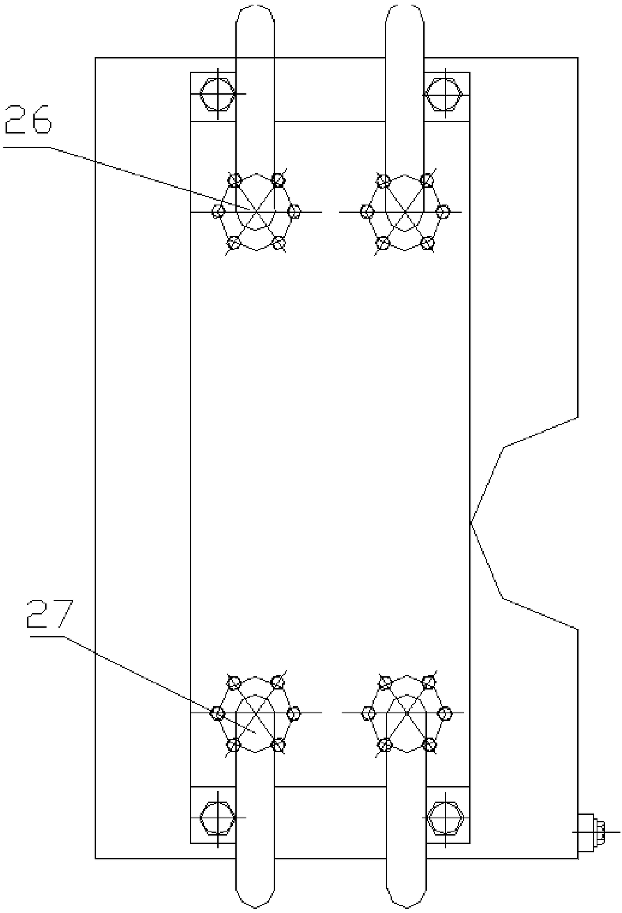 Magnetic speed reducer for vehicle braking installed on driving shaft