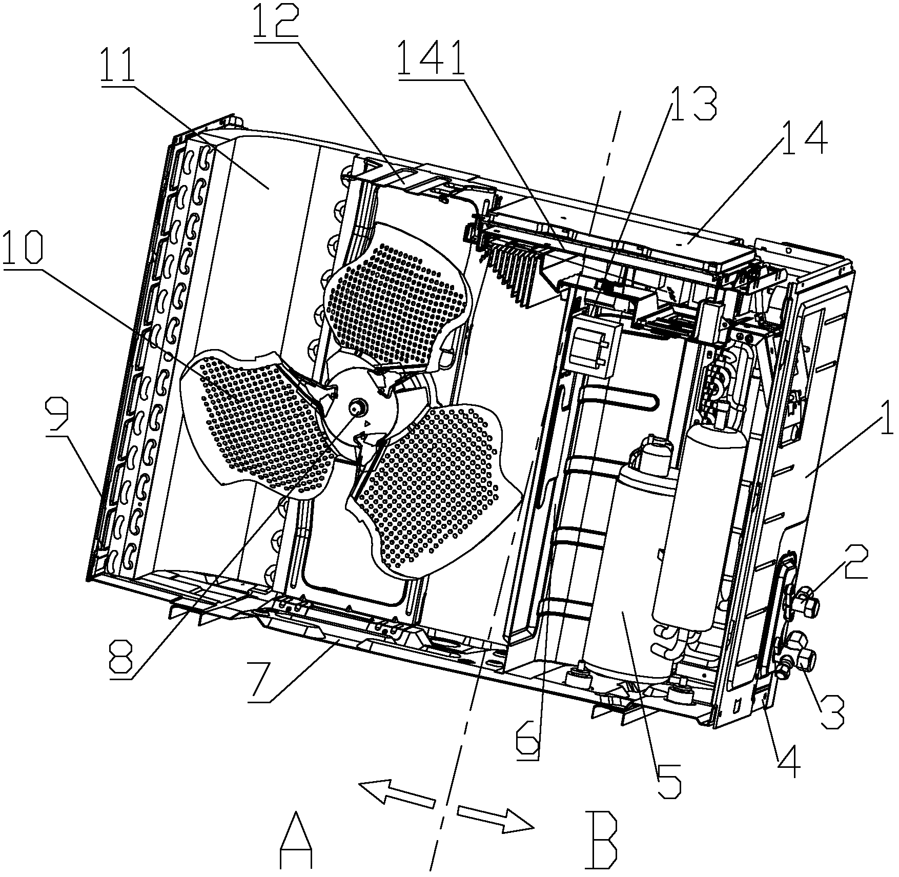 Air conditioner, outdoor unit thereof and electrical appliance box of outdoor unit