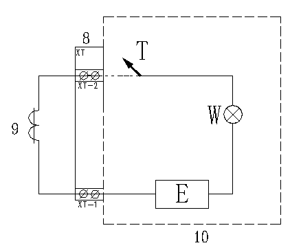 Fast checking method of high-voltage cabinet current transformer secondary loop line