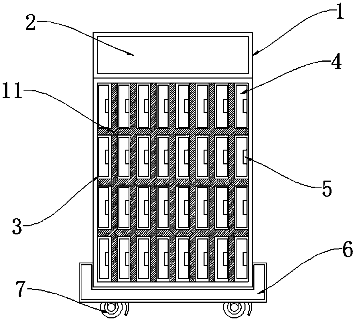 Electronic communication cabinet based on Internet of Things