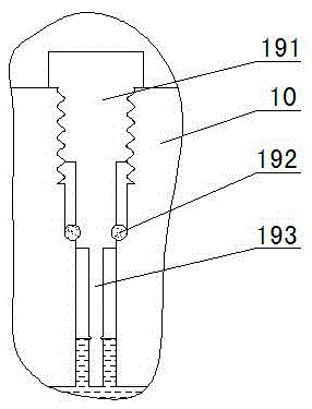 A bearing normal pressure self-air sealing device