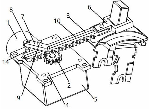 Quick automatic switching-on mechanism of molded case circuit breaker and molded case circuit breaker provided with quick automatic switching-on mechanism