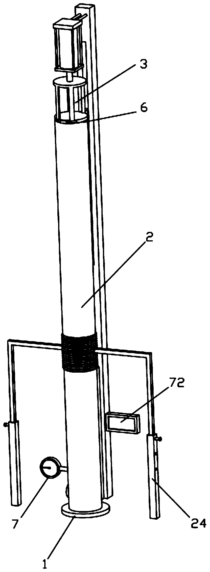 Physical free fall experiment simulation device