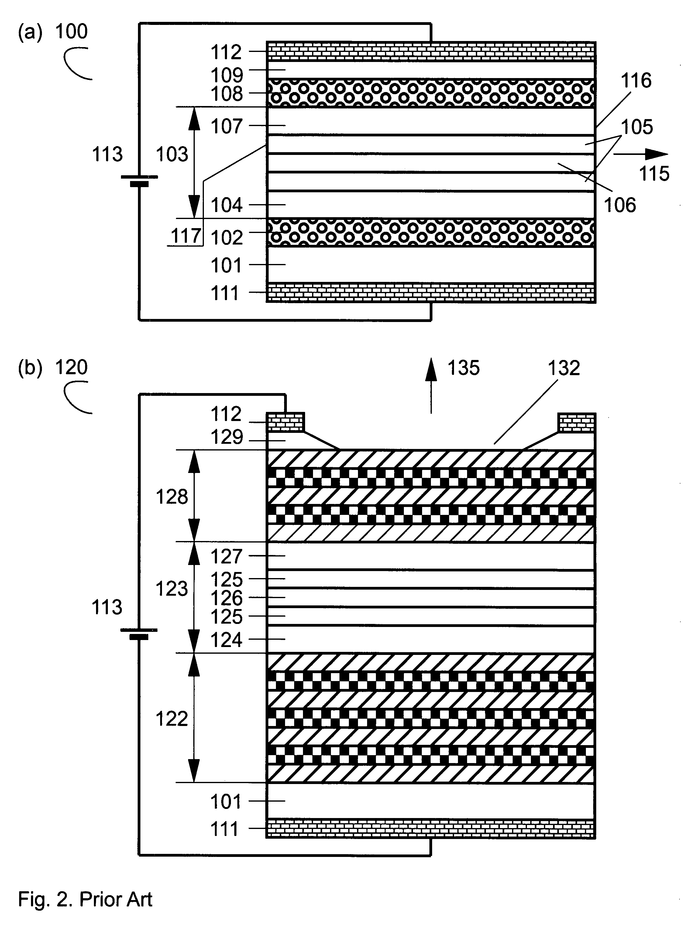 Resonant cavity optoelectronic device with suppressed parasitic modes