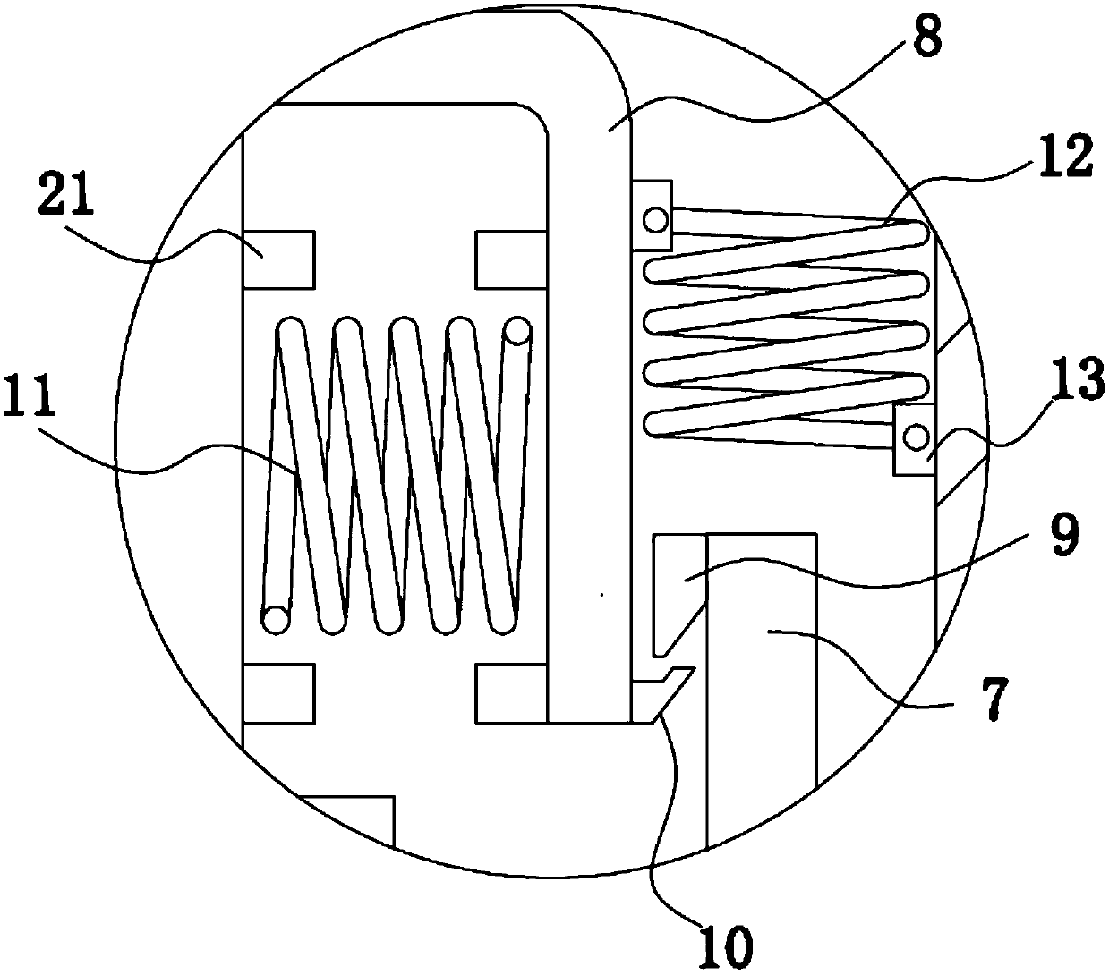 An emergency stop button switch