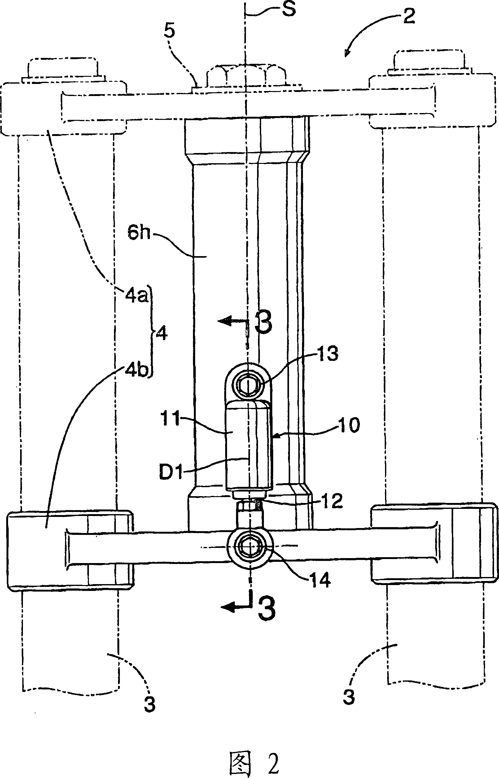 Steering damper device