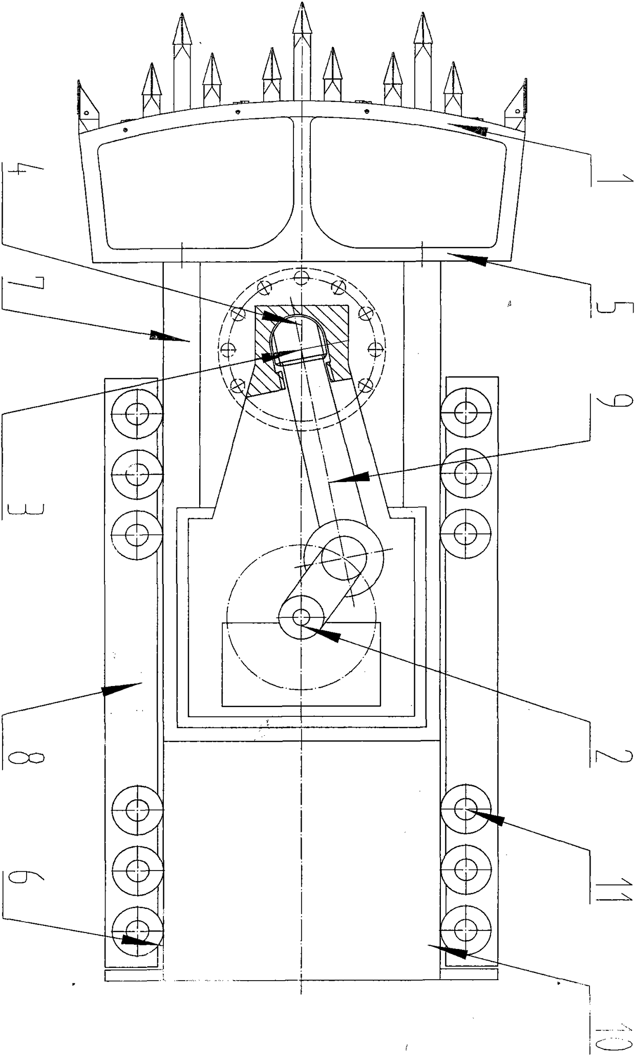 Method of damage-resistant driving component device and damage-resistant driving component device implementing the same