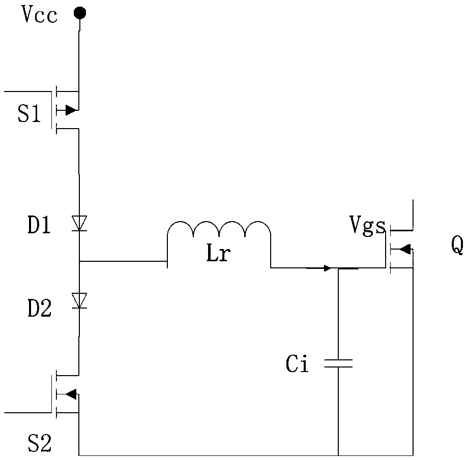 A Switching Device Driving Circuit Based on Charge Retention