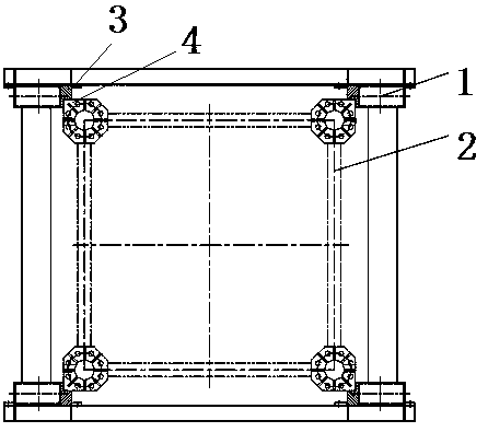 Scaffold climbing and sliding system of tower crane and scaffold and standard joint of system