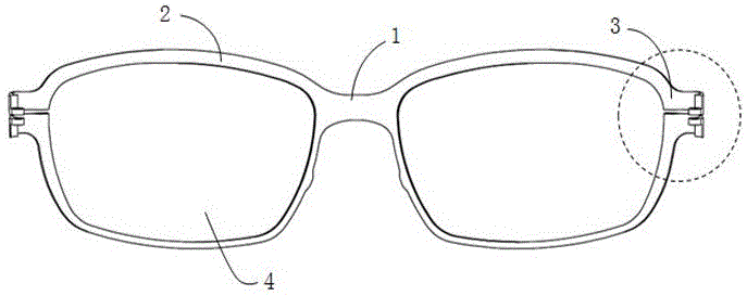 Amorphous alloy spectacles frame and manufacture method thereof