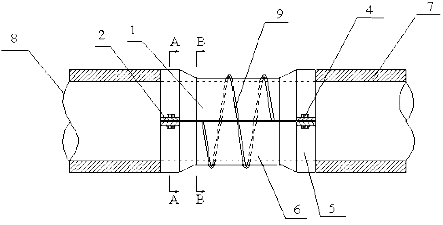 Method for preventing buckle propagation and inhibiting vortex-induced vibration of benthal pipeline