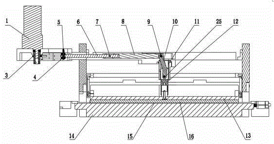 Full-automatic heat sealing and cutting device for plastic film and heat sealing and cutting method of device