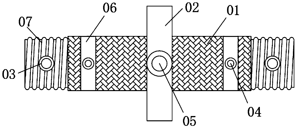 Connecting and fixing device for rotating shaft in industrial robot arm